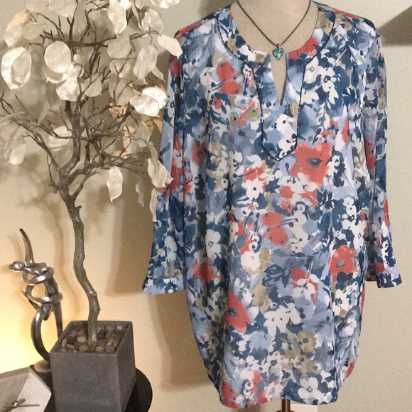 JM Collection Tops - JM COLLECTION PLUS SIZE TUNIC